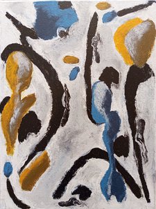 этюд 9 (из серии первобытная материя)