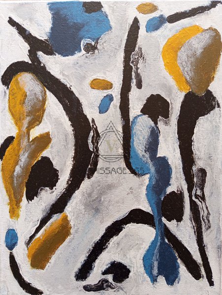 этюд 9 (из серии первобытная материя)