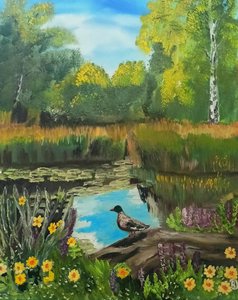 Заросший пруд