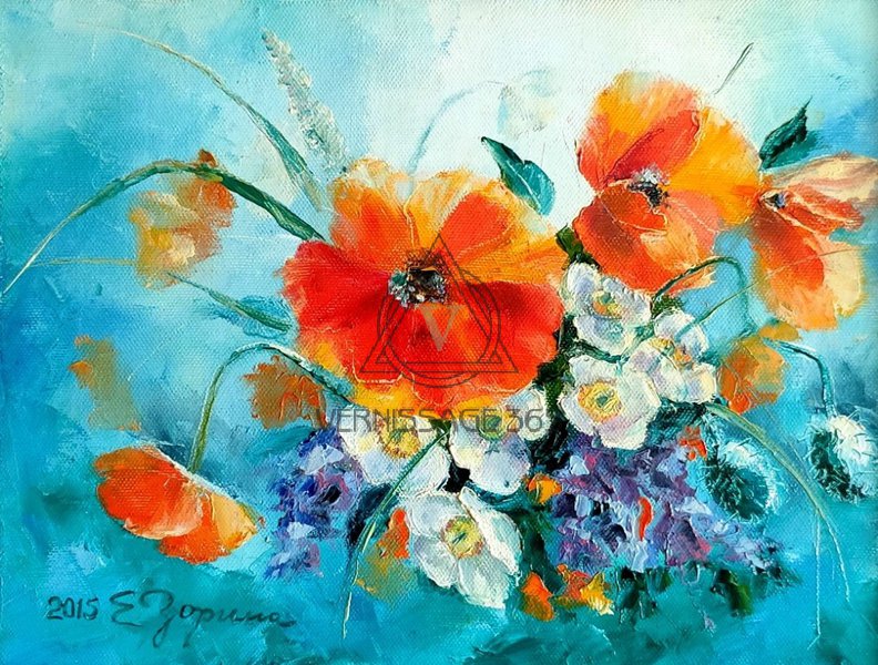 Красные маки