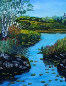 Малые реки (р. Чахловица вблизи пос. Сосновый)