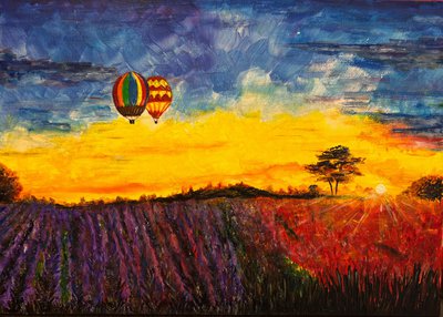 Воздушные шары на рассвете