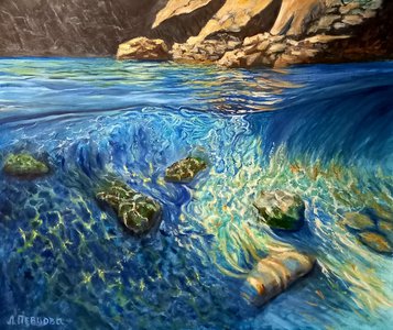 Камни под водой