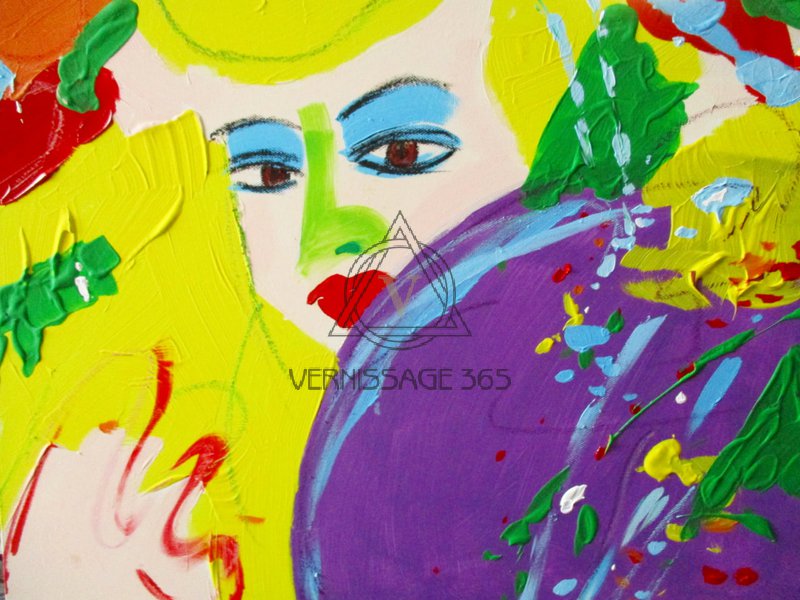 Копия картины портрета женщины в экспрессивной технике