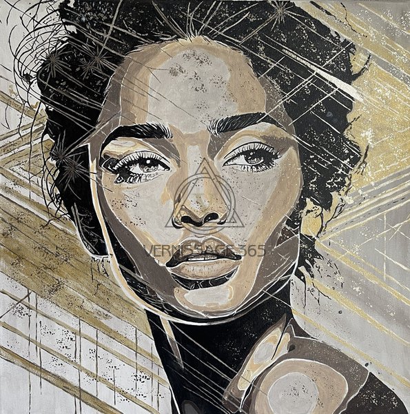 Абстрактное лицо девушки