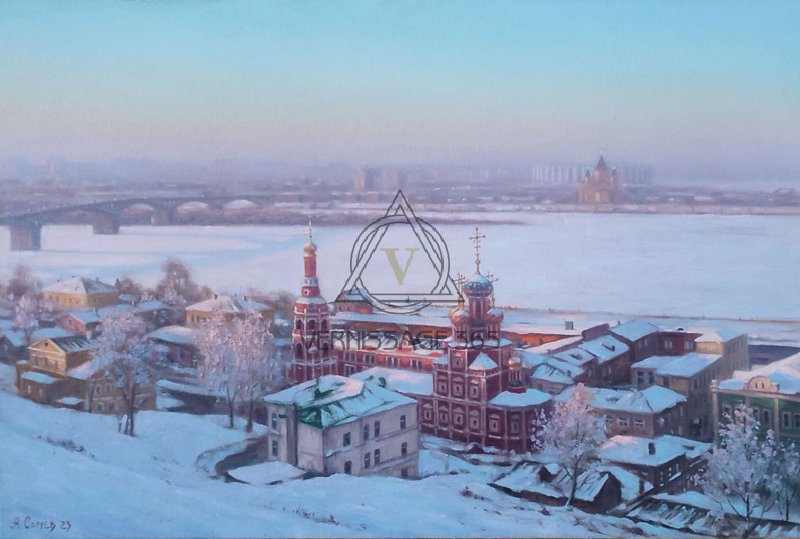 Заснеженный город