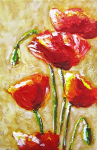 Красные маки