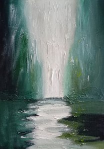 Лес. Поток света