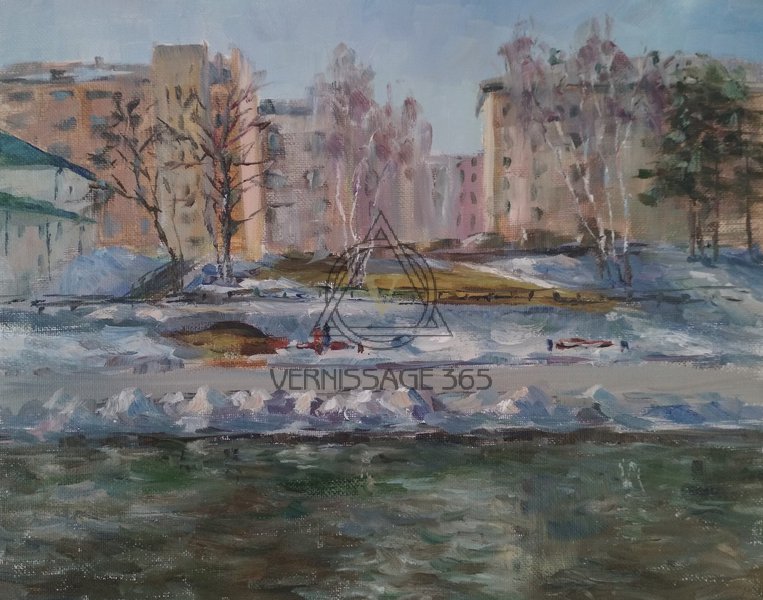 весенний город