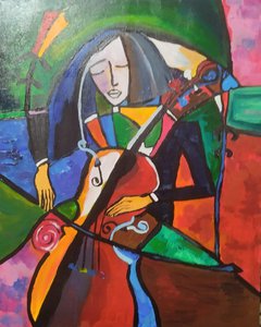 Женщина с виолончелью