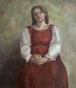 Девушка в красном