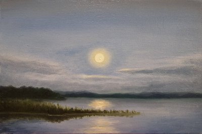 Ночь на Онежском озере