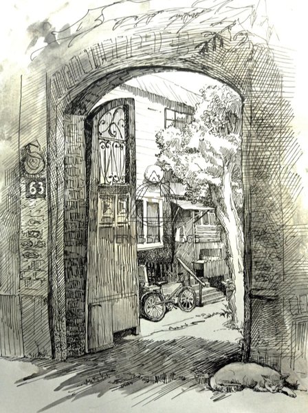 Сонный дворик