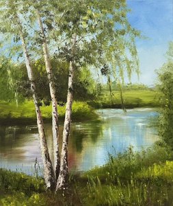 Березы у реки