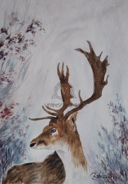 Олень в тумане