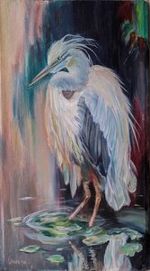 Серая цапля