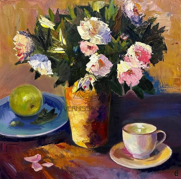 Цветы на столе