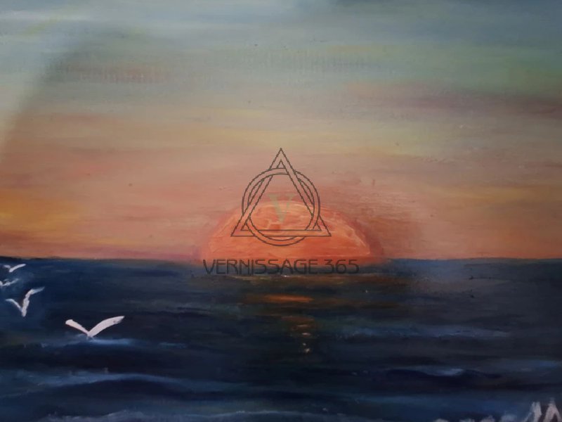 Закат на море