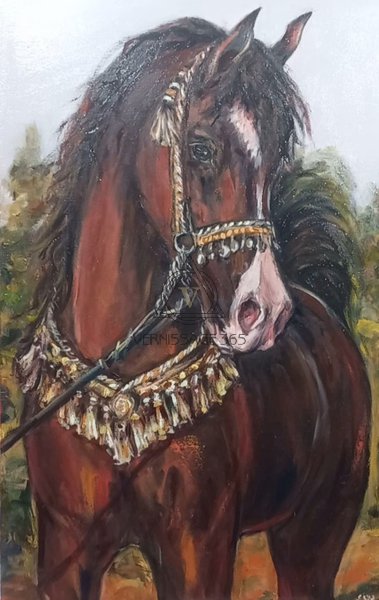 Портрет лошади "Жемчужина востока"