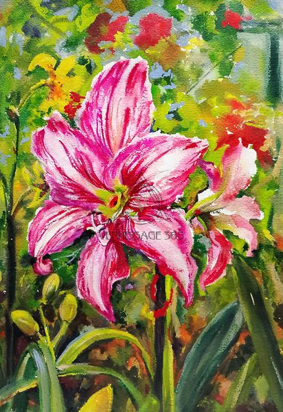 В оранжерее