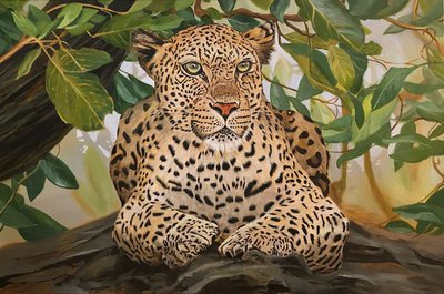 "Леопард под деревом"