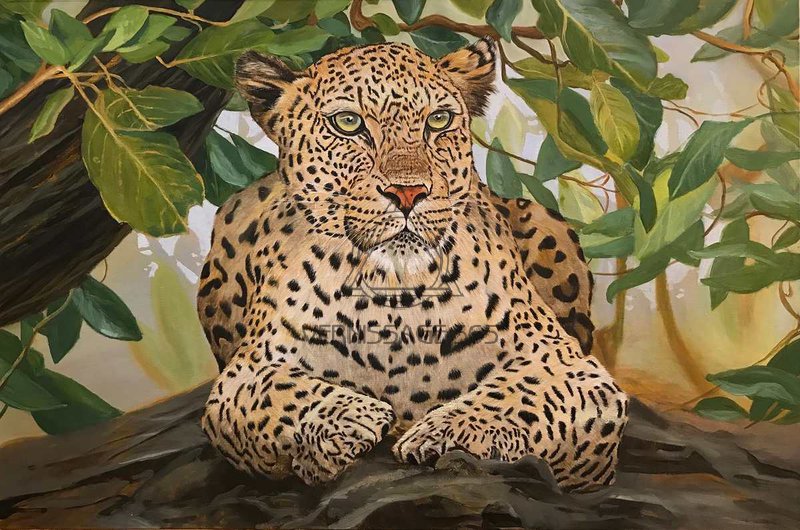 "Леопард под деревом"