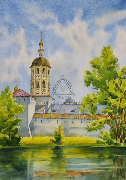 Колокольня Свято Пафнутьева мужского монастыря.