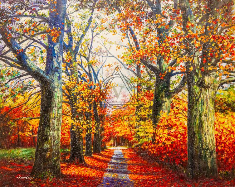 По аллеям осеннего парка