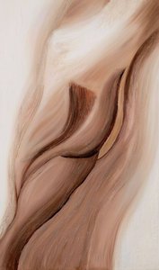 Абстрактная картина в коричневых тонах