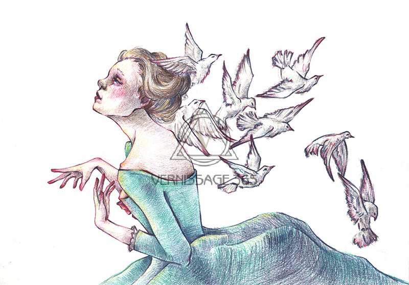 После нас хоть потоп/Маркиза де Помпадур из серии работ "Бремя Королевы"