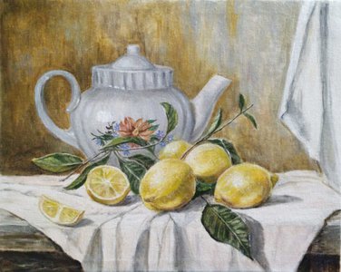 Чай с лимоном
