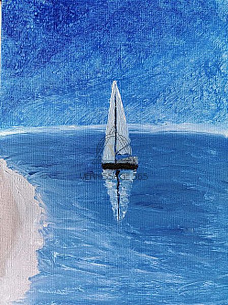 Парусник в море